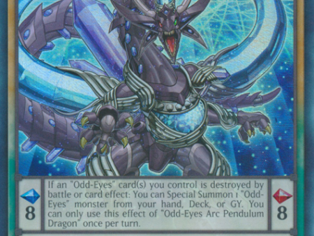 Odd-Eyes Arc Pendulum Dragon [LEDD-ENC00] Ultra Rare Online now