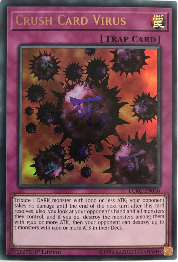 Crush Card Virus (Version 1) [LCKC-EN046] Ultra Rare Fashion