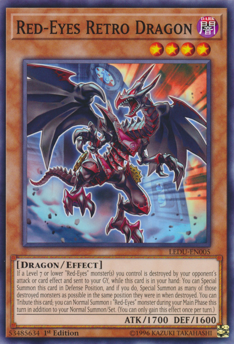 Red-Eyes Retro Dragon [LEDU-EN005] Common Cheap