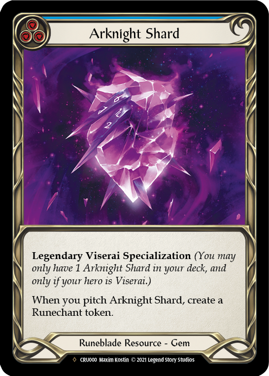 Arknight Shard (Rainbow Foil) [U-CRU000-RF] Unlimited Rainbow Foil Online Sale