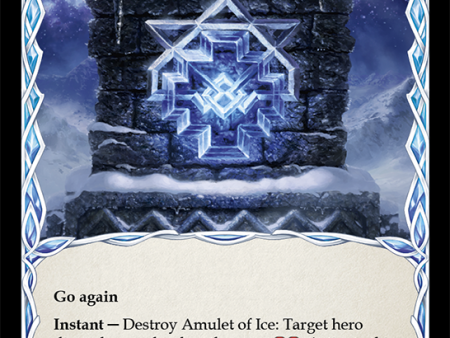 Amulet of Ice [ELE172] (Tales of Aria)  1st Edition Rainbow Foil For Discount