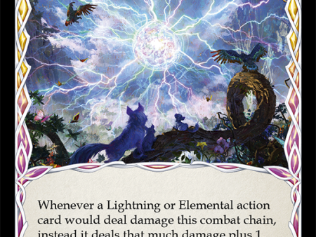 Ball Lightning (Red) [ELE186] (Tales of Aria)  1st Edition Rainbow Foil on Sale