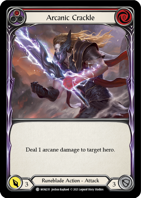 Arcanic Crackle (Red) [MON235] 1st Edition Normal Cheap